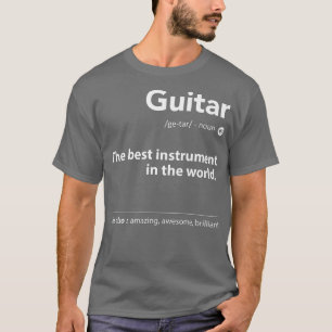 Camiseta La Definición De Guitarra Es El Mejor Instrumento