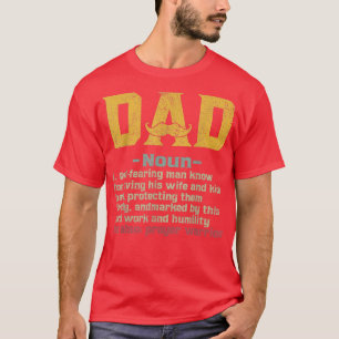 Camiseta La definición de padre cristiano por hombres es el