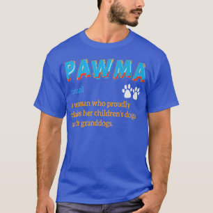 Camiseta La definición de Pawma Mamá Abuela Tía Perros Aman