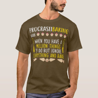 Camiseta La definición de procastibao es divertida para las