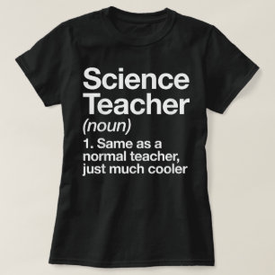 Camiseta La definición de profesor de ciencias en el primer