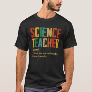 Camiseta La definición de profesor de ciencias vuelve a la 