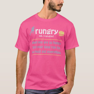 Camiseta La definición de Rungry Runner Marathon Cita Amor