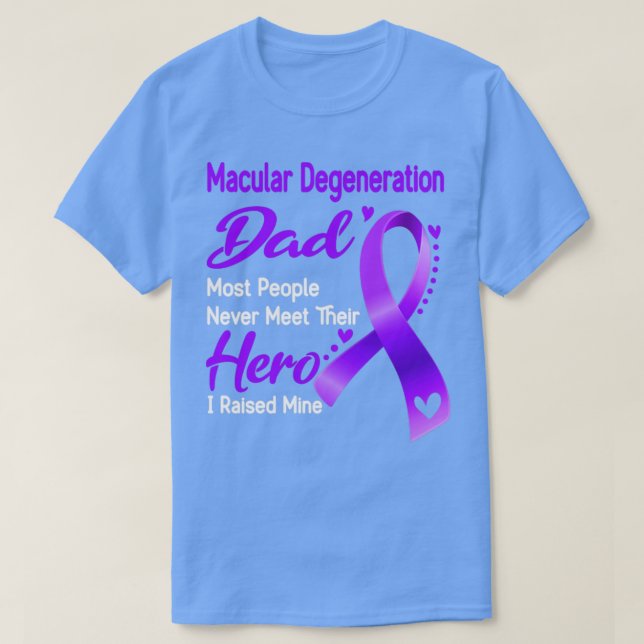 Camiseta La Degeneración Macular Papá La Mayoría De La Gent (Diseño del anverso)