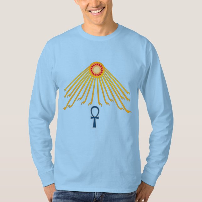 Camiseta La deidad entre Aten y Egipto (Anverso)