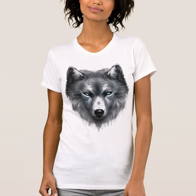 Camiseta La delgada imagen de las mujeres lobo (Anverso)