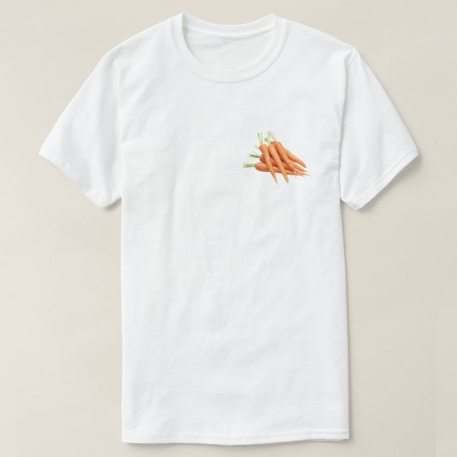 Camiseta La deliciosa zanahoria salió (Diseño del anverso)