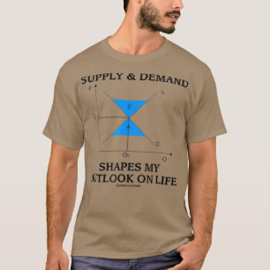 Camiseta La Demanda De Oferta Forma Mi Perspectiva Sobre El