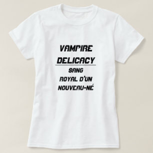 Camiseta La demencia de los vampiros Sang royal d'un nouvea