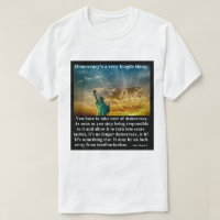 La democracia es algo muy frágil.