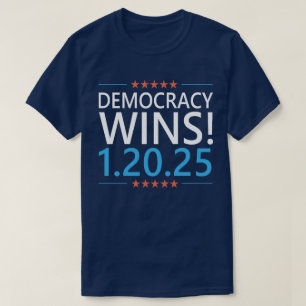 Camiseta La democracia gana a Kamala Harris 1.20.25