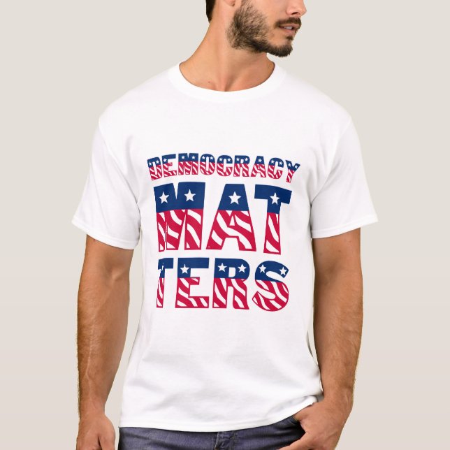 Camiseta La democracia importa (Anverso)