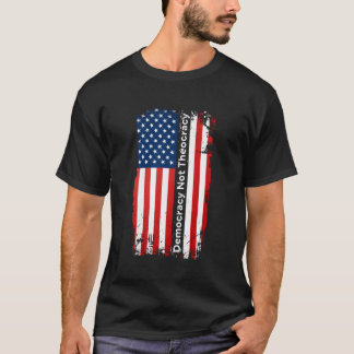 Camiseta La democracia, no la teocracia, la separación de l