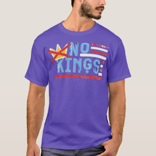 Camiseta La democracia no tiene reyes en los Estados Unidos