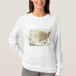 Camiseta la densidad demográfica de condados