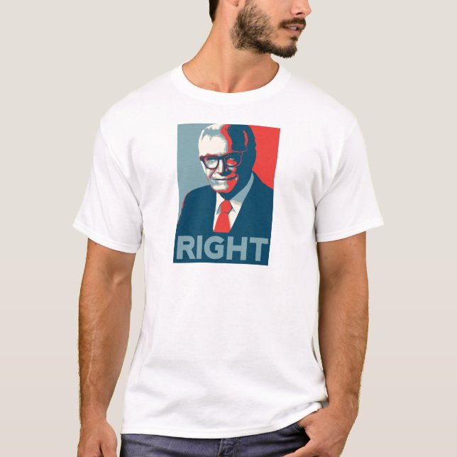 Camiseta La derecha de Barry Goldwater (Anverso)