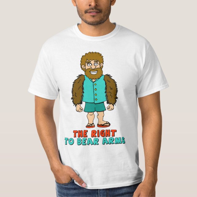 Camiseta La derecha de llevar los brazos (Anverso)