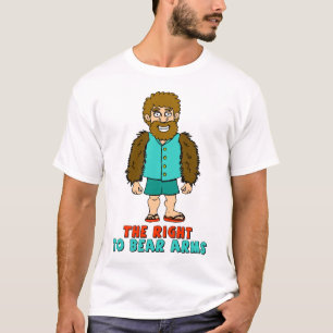 Camiseta La derecha de llevar los brazos