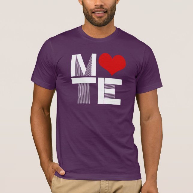 CAMISETA LA DERECHA DEL CORAZÓN DEL SOULMATE - BLANCO - (Anverso)