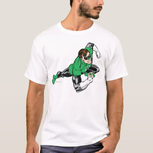 Camiseta La derecha verde del salto de la linterna