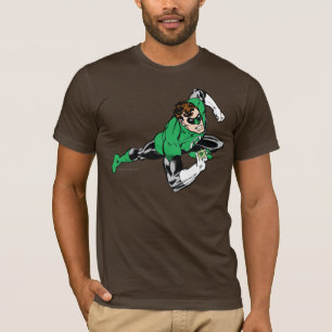 Camiseta La derecha verde del salto de la linterna