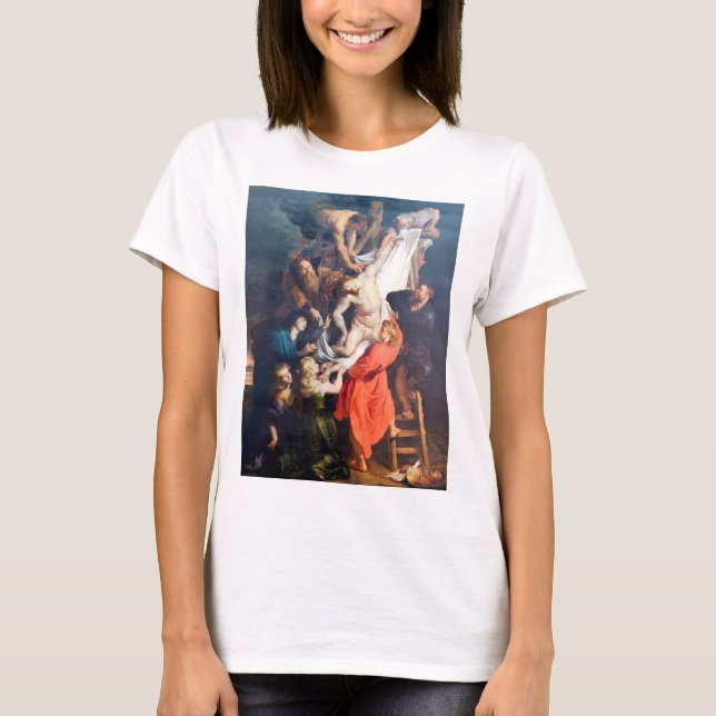 Camiseta La descendencia de la cruz, Rubens (Anverso)