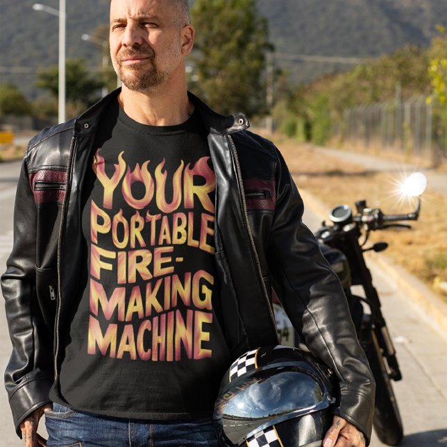 Camiseta La deslumbrante máquina portátil para la fabricaci (Subido por el creador)