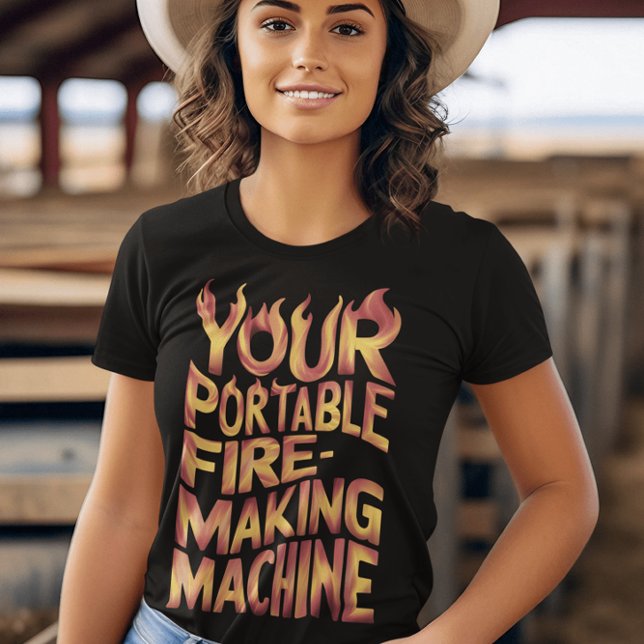 Camiseta La deslumbrante máquina portátil para la fabricaci (Subido por el creador)