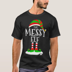 Camiseta La desordenada familia de Navidades elfos coincidi
