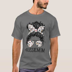 Camiseta La desordenada madre de un bollo de las mujeres, l