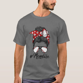 Camiseta La desordenada madre madre madre mami de béisbol e