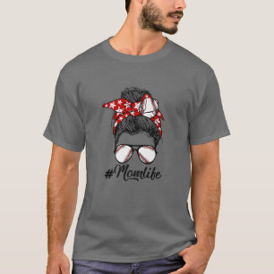 Camiseta La desordenada madre madre madre mami de béisbol e