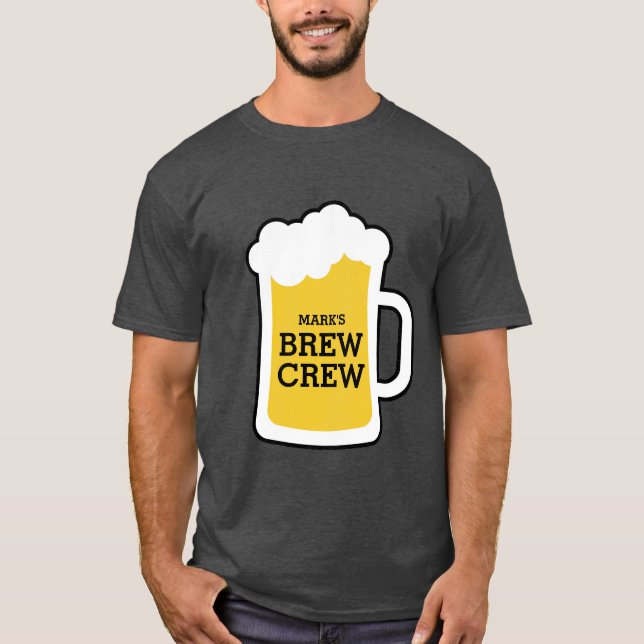 Camiseta La despedida de soltero prepara al equipo del Brew (Anverso)