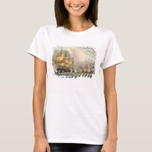 Camiseta La destrucción de la flota danesa antes de Copenh