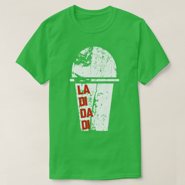 Camiseta La di da dos (Diseño del anverso)