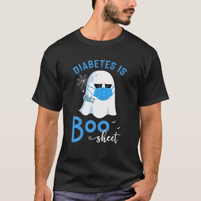 Camiseta La Diabetes Es Una Hoja De Boo Para La Conciencia  (Anverso)
