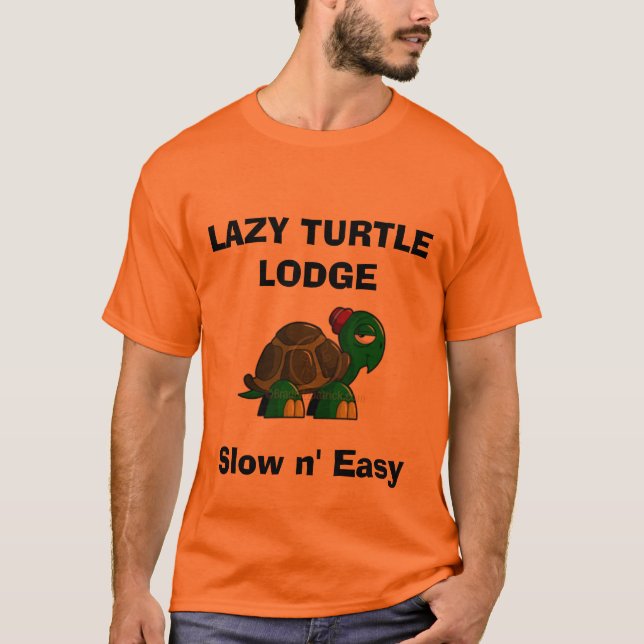Camiseta la dibujo animado-tortuga-clipart, CASA DE CAMPO (Anverso)