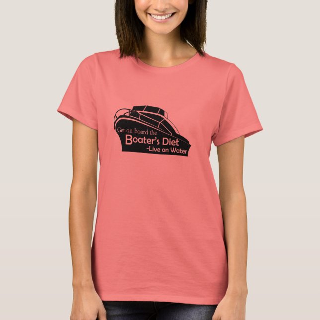 Camiseta La dieta del barco - blanco (Anverso)