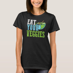 Camiseta La dieta vegetal come más verduras, vegetariano