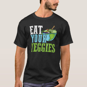 Camiseta La dieta vegetal come más verduras, vegetariano