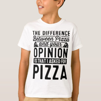 Camiseta La Diferencia Entre Pizza Y Tú Pizza Lover I