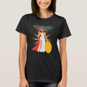 Camiseta La Diosa De La Sabiduría La Mitología Griega Antig