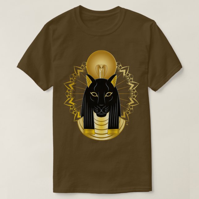 Camiseta La diosa egipcia Sekhmet  (Diseño del anverso)