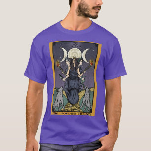 Camiseta La Diosa Hecate Tarot Card Triple Luna Wiccan P