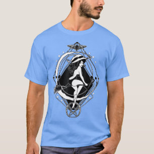 Camiseta La Diosa Hecate Tarot Card Triple Luna Wiccan P