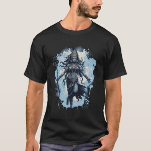 Camiseta La Diosa Kali De La Muerte Y El Yoga Hindú Domingo