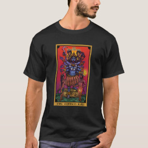 Camiseta La diosa Kali La carta del tarot feroz hindú