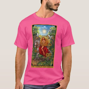 Camiseta La Diosa Rhiannon La Carta de Tarot del Sol Pagana
