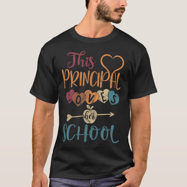 Camiseta La directora ama a su profesor de escuela como dir (Anverso)