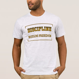 Camiseta La Disciplina Construye Libertad Motivación Cristi